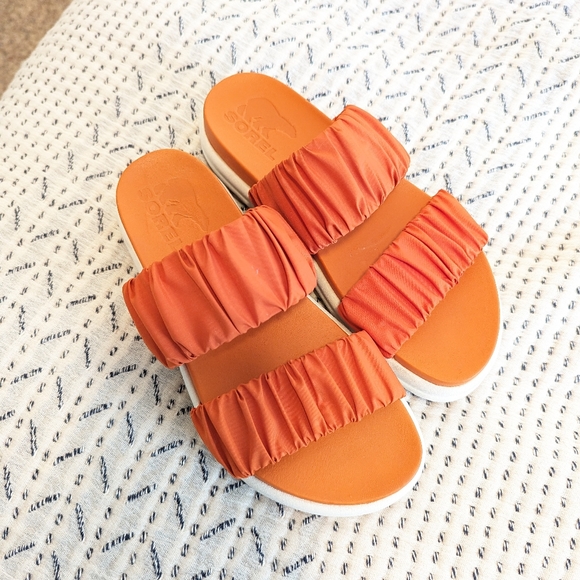 SOREL ROAMING TWO STRAP SLIDE SANDALS WOMENS 6.5 - Picture 4 of 5